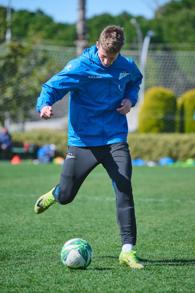 Вторые учебно-тренировочные сборы «Зенита»-м в Турции: 23 февраля, вечерняя тренировка на поле