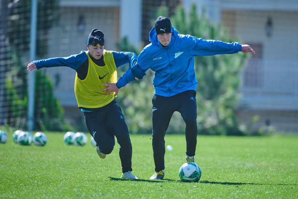 Вторые учебно-тренировочные сборы «Зенита»-м в Турции: 23 февраля, вечерняя тренировка на поле