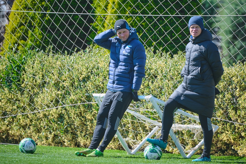 Вторые учебно-тренировочные сборы «Зенита»-м в Турции: 23 февраля, вечерняя тренировка на поле