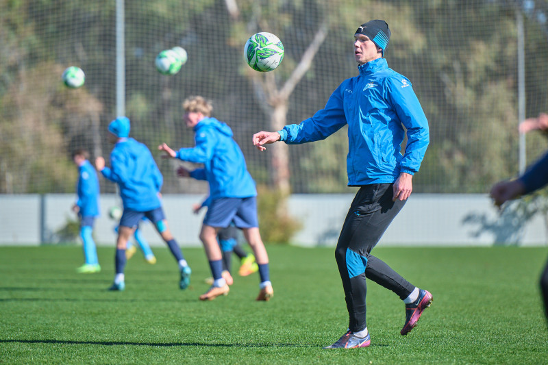 Вторые учебно-тренировочные сборы «Зенита»-м в Турции: 24 февраля, утренняя тренировка на поле