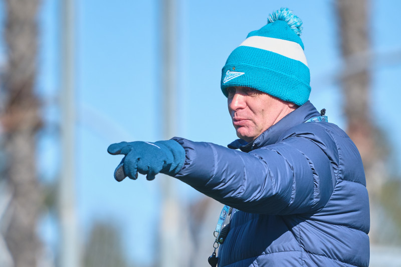 Вторые учебно-тренировочные сборы «Зенита»-м в Турции: 24 февраля, утренняя тренировка на поле