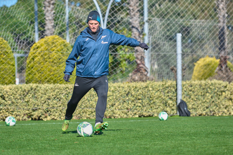 Вторые учебно-тренировочные сборы «Зенита»-м в Турции: 24 февраля, утренняя тренировка на поле