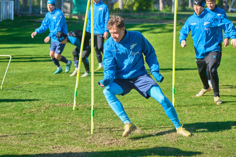 Вторые учебно-тренировочные сборы «Зенита»-м в Турции: 24 февраля, утренняя тренировка на поле