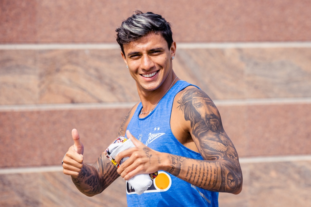 Открытая тренировка в Абу-Даби перед матчем с ЦСКА