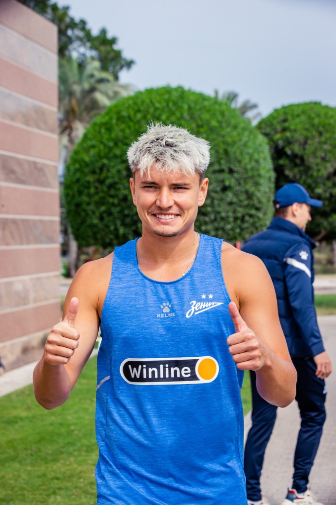 Открытая тренировка в Абу-Даби перед матчем с ЦСКА