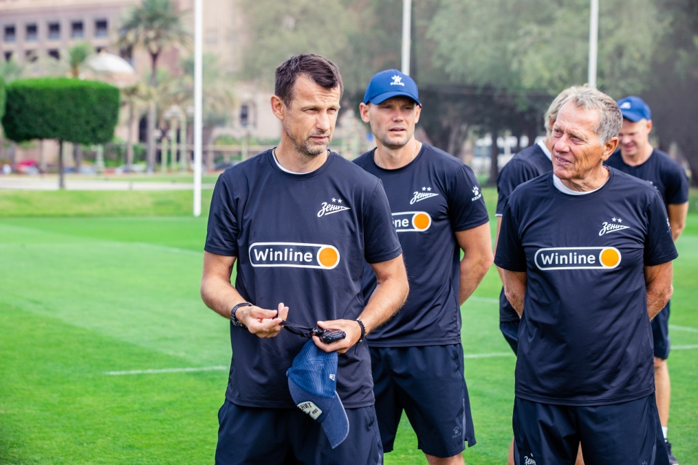 Открытая тренировка в Абу-Даби перед матчем с ЦСКА