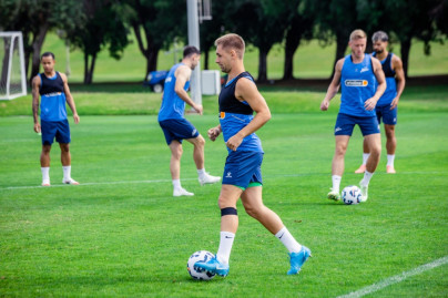 Открытая тренировка в Абу-Даби перед матчем с ЦСКА