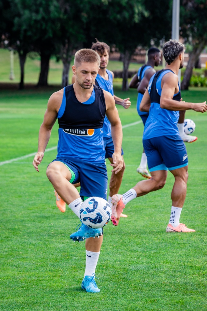 Открытая тренировка в Абу-Даби перед матчем с ЦСКА