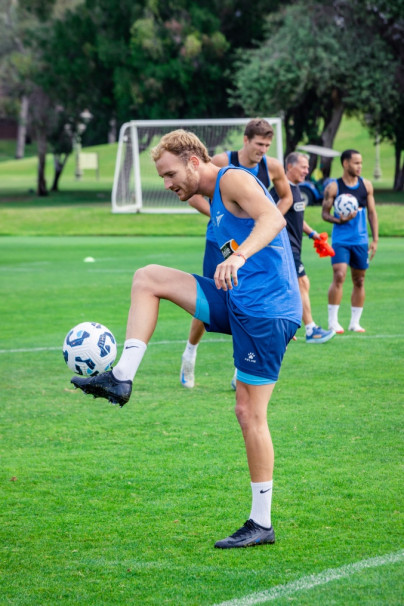 Открытая тренировка в Абу-Даби перед матчем с ЦСКА