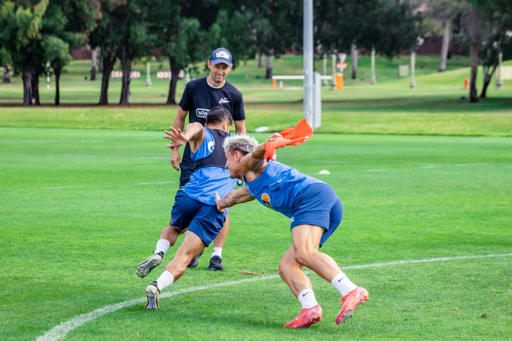 Открытая тренировка в Абу-Даби перед матчем с ЦСКА