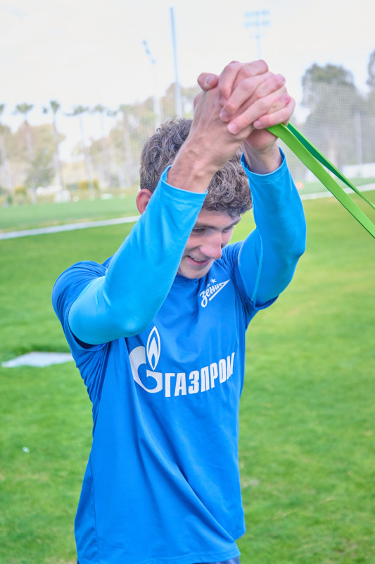 Вторые учебно-тренировочные сборы «Зенита»-м в Турции: 26 февраля, утренняя тренировка на поле