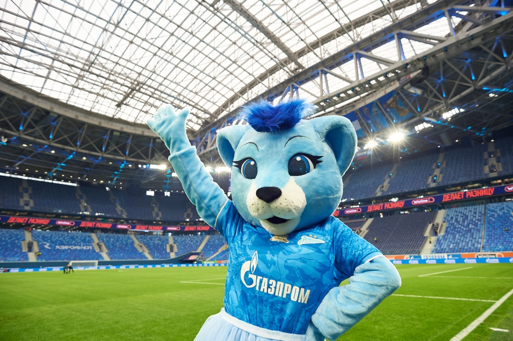 Львица в голубом: новый талисман женской команды «Зенита»!