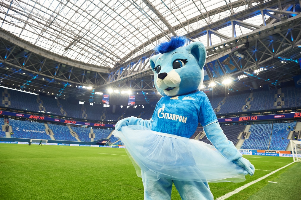 Львица в голубом: новый талисман женской команды «Зенита»!