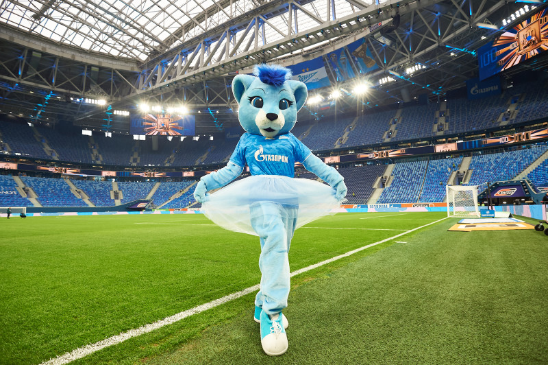 Львица в голубом: новый талисман женской команды «Зенита»!