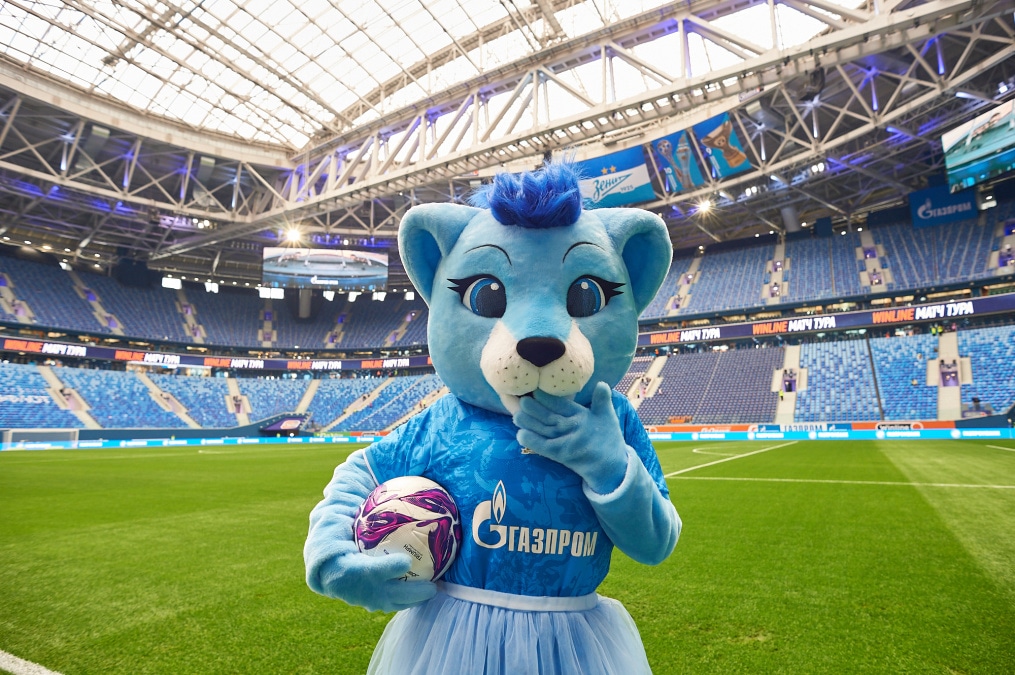 Львица в голубом: новый талисман женской команды «Зенита»!