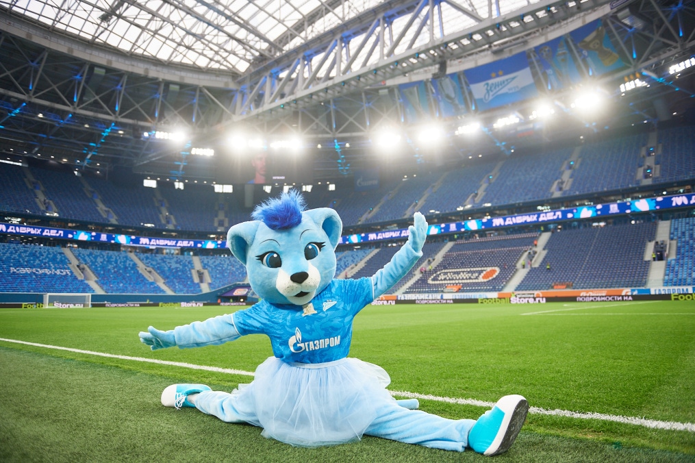 Львица в голубом: новый талисман женской команды «Зенита»!