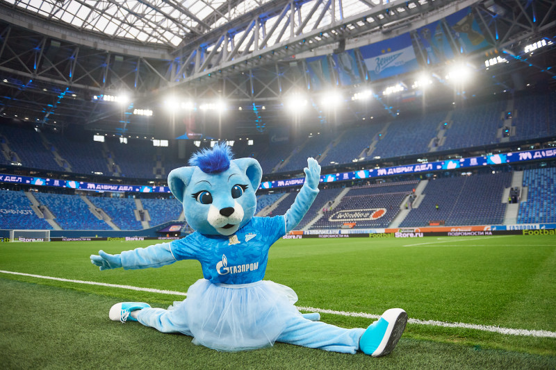 Львица в голубом: новый талисман женской команды «Зенита»!