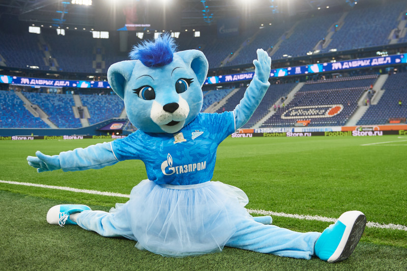 Львица в голубом: новый талисман женской команды «Зенита»!