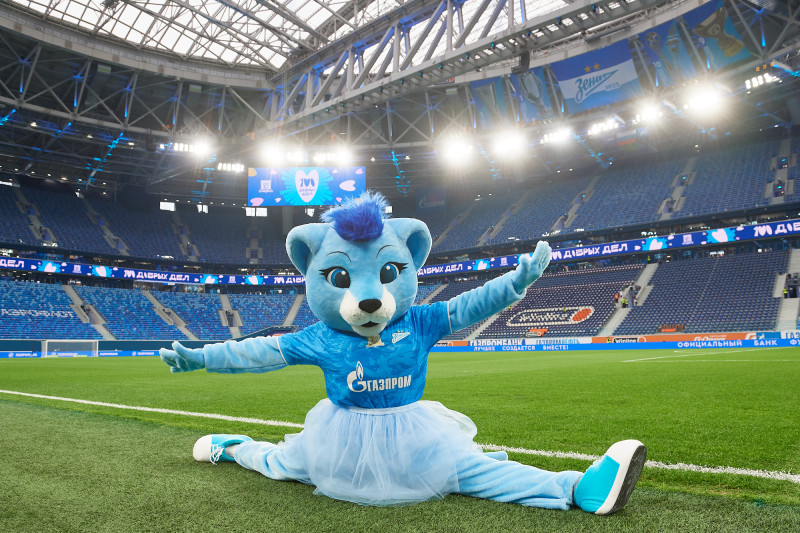 Львица в голубом: новый талисман женской команды «Зенита»!