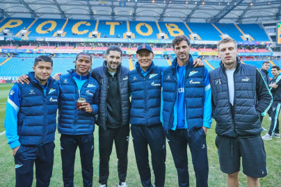 «Ростов» — «Зенит»: приезд команды на стадион «Ростов Арена»