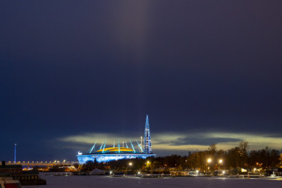 Художественная подсветка «Газпром Арены»