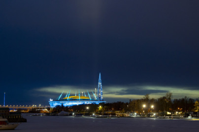 Художественная подсветка «Газпром Арены»