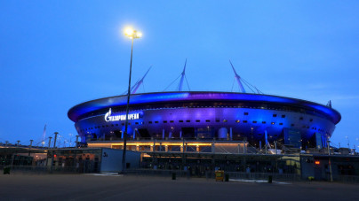 Художественная подсветка «Газпром Арены»