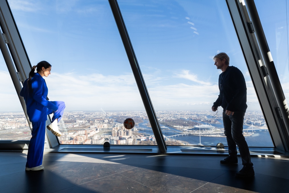 Экскурсия игроков основного состава «Зенита» в «Лахта-Центр»