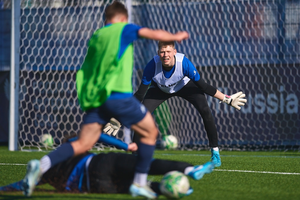 Тренировка юношеской команды U-18
