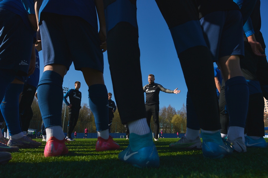 Тренировка юношеской команды U-18