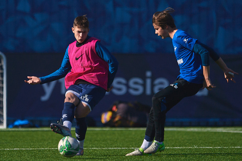 Тренировка юношеской команды U-18