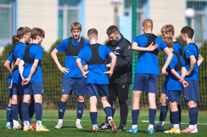 Тренировка юношеской команды U-16 