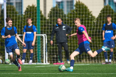 Тренировка юношеской команды U-16 