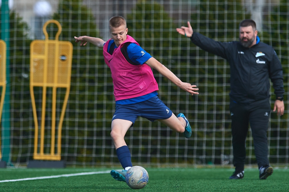 Тренировка юношеской команды U-16