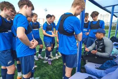 Тренировка юношеской команды U-16