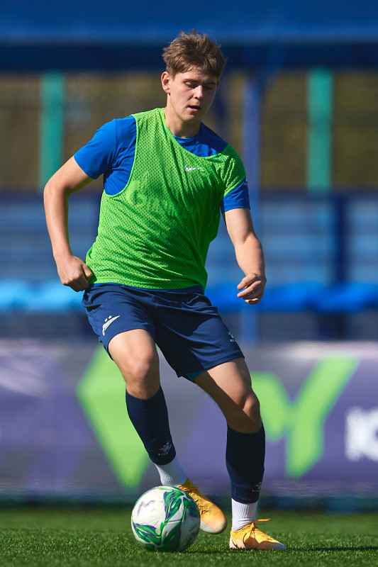 Тренировка молодежной команды «Зенита»