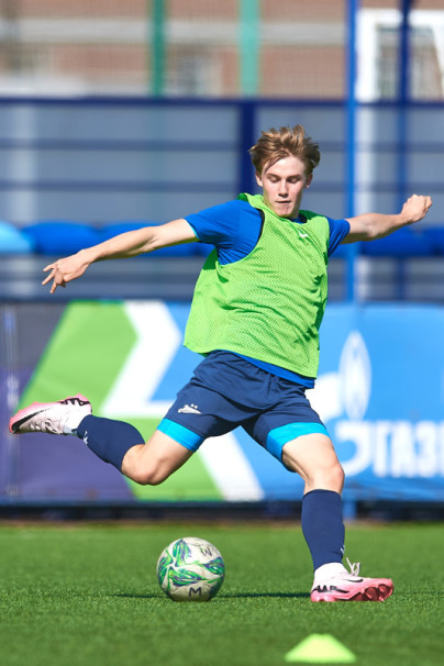 Тренировка молодежной команды «Зенита»