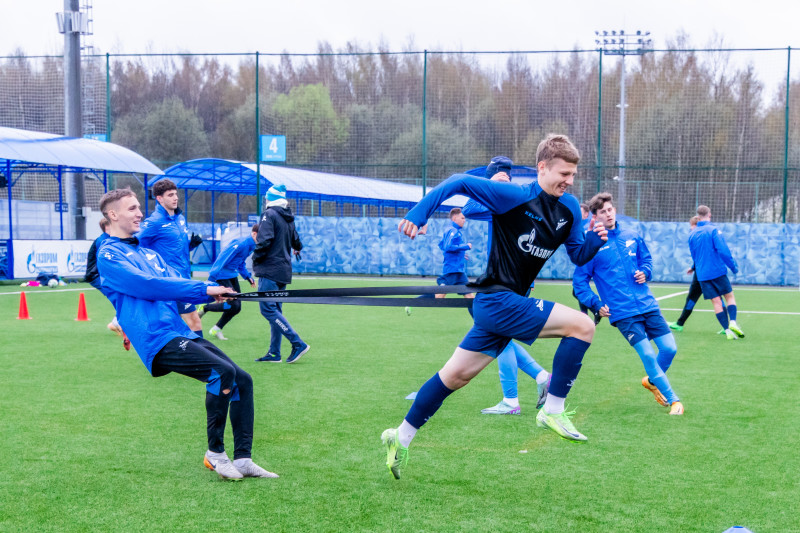 Тренировка «Зенита»-м перед матчем с ФК «Ахмат»