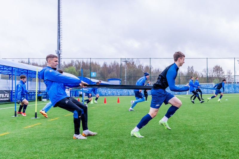 Тренировка «Зенита»-м перед матчем с ФК «Ахмат»