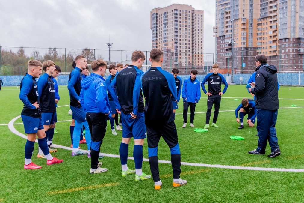 Тренировка «Зенита»-м перед матчем с ФК «Ахмат»