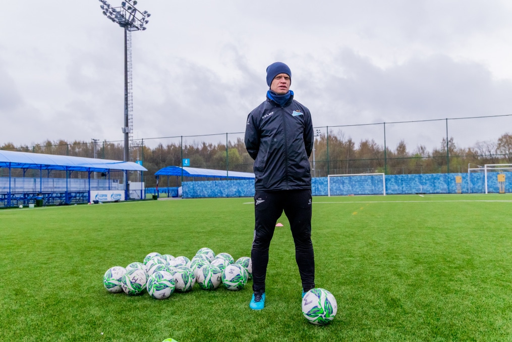 Тренировка «Зенита»-м перед матчем с ФК «Ахмат»