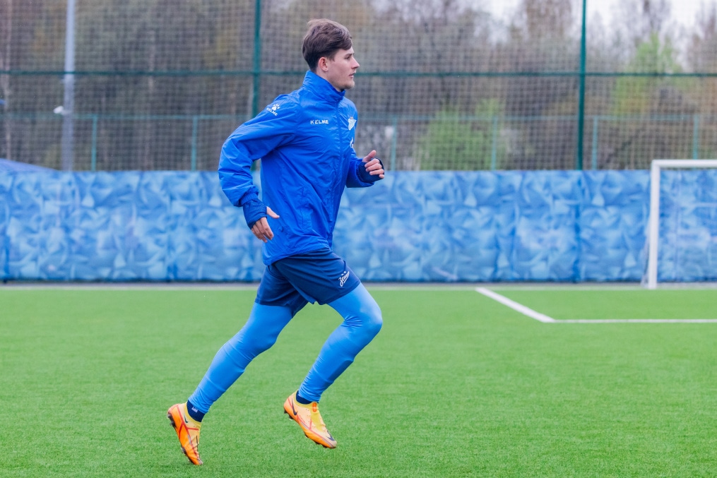 Тренировка «Зенита»-м перед матчем с ФК «Ахмат»