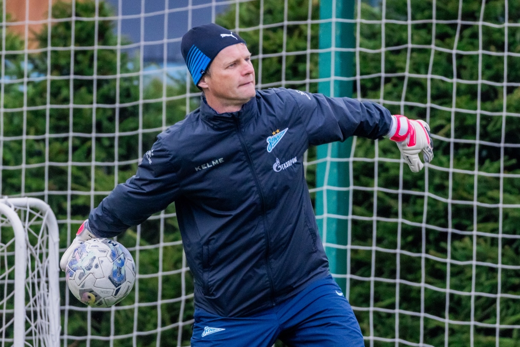 Тренировка «Зенита»-м перед матчем с ФК «Ахмат»