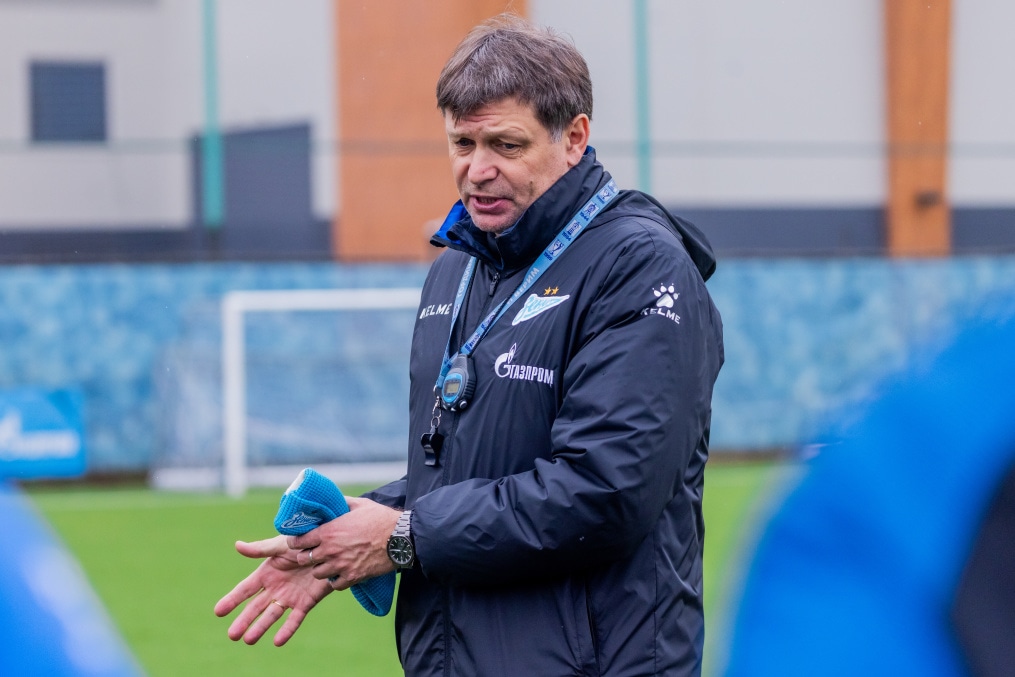 Тренировка «Зенита»-м перед матчем с ФК «Ахмат»