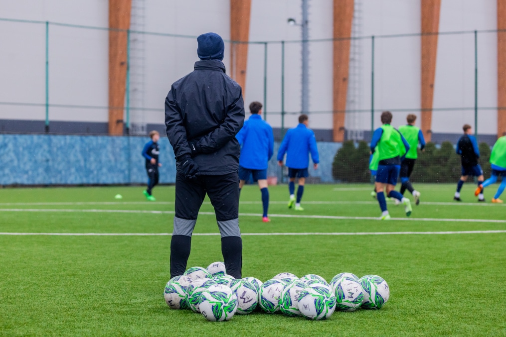 Тренировка «Зенита»-м перед матчем с ФК «Ахмат»