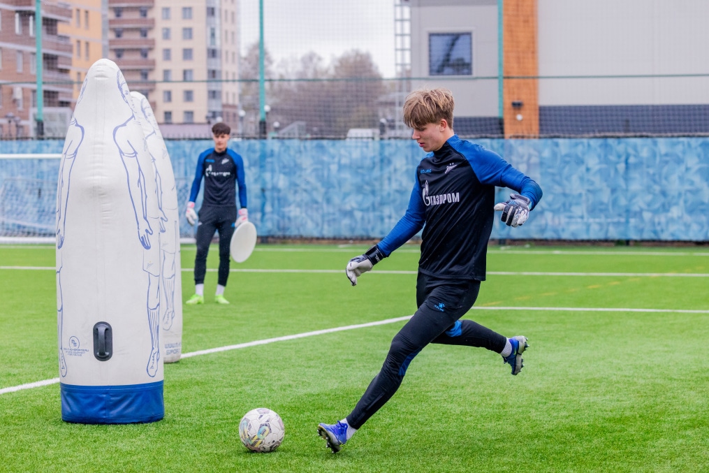 Тренировка «Зенита»-м перед матчем с ФК «Ахмат»