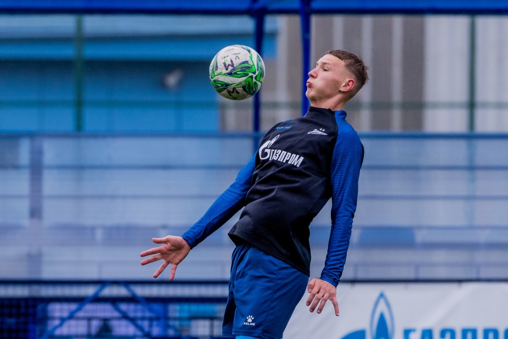 Тренировка «Зенита»-м перед матчем с ФК «Ахмат»