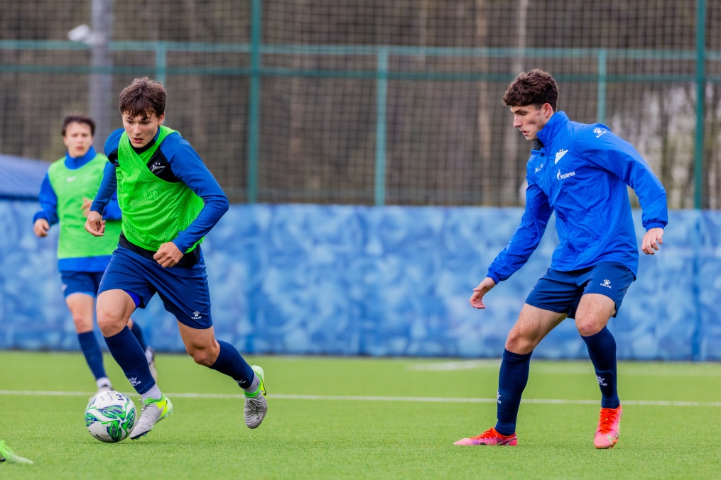 Тренировка «Зенита»-м перед матчем с ФК «Ахмат»