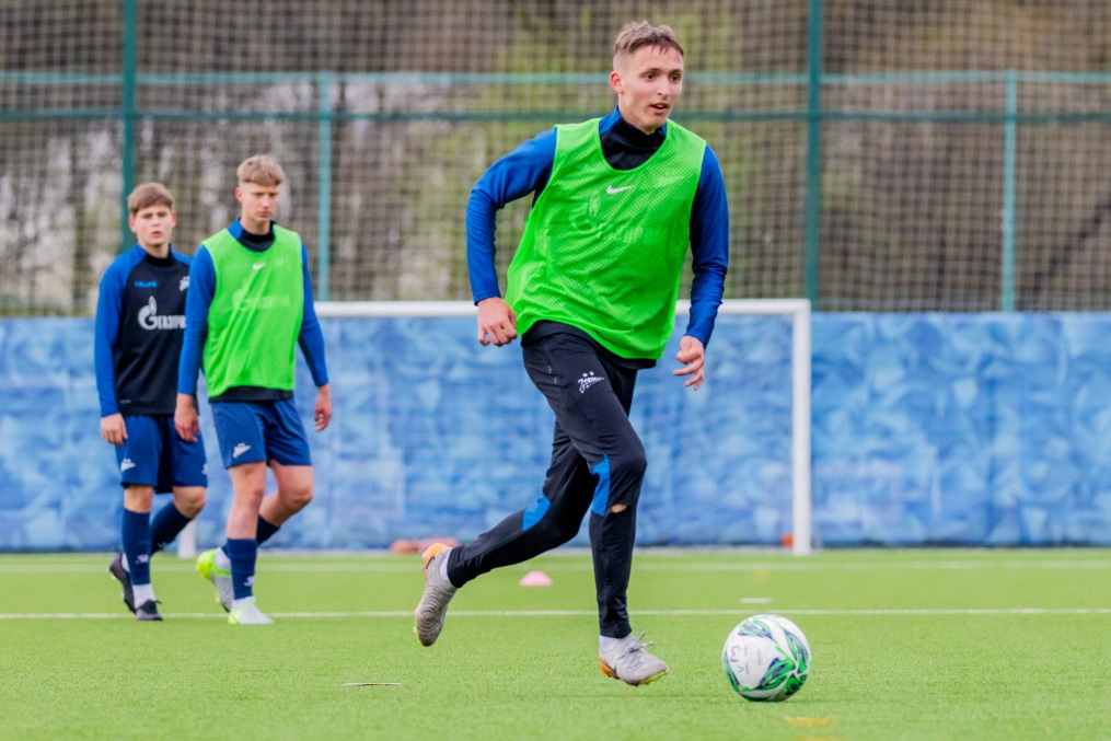 Тренировка «Зенита»-м перед матчем с ФК «Ахмат»