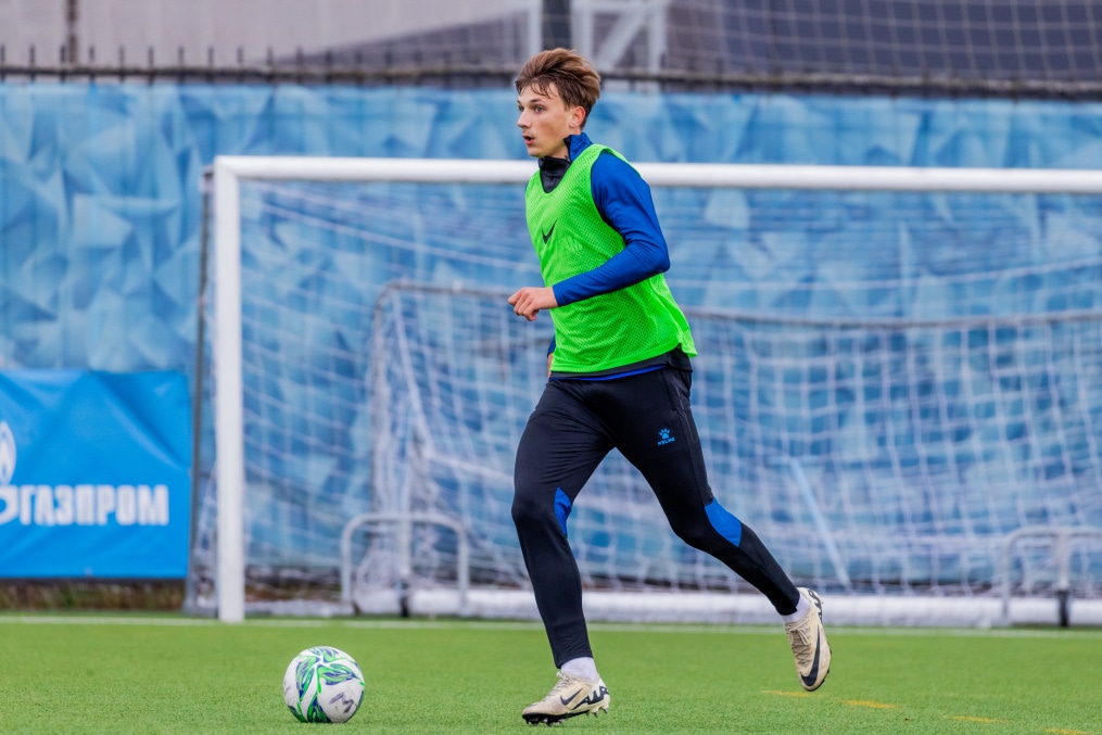 Тренировка «Зенита»-м перед матчем с ФК «Ахмат»